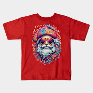 Psychedelic Santa Kids T-Shirt